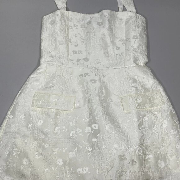 Amanda Uprichard Women’s “Bethany” Jacquard Romper Mini Dress - Picture 6 of 8